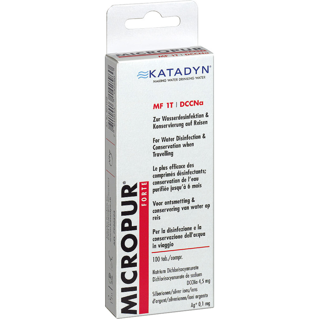 KATADYN® Trinkwasserdesinfektion Micropur Forte 1 T 100 Tabletten