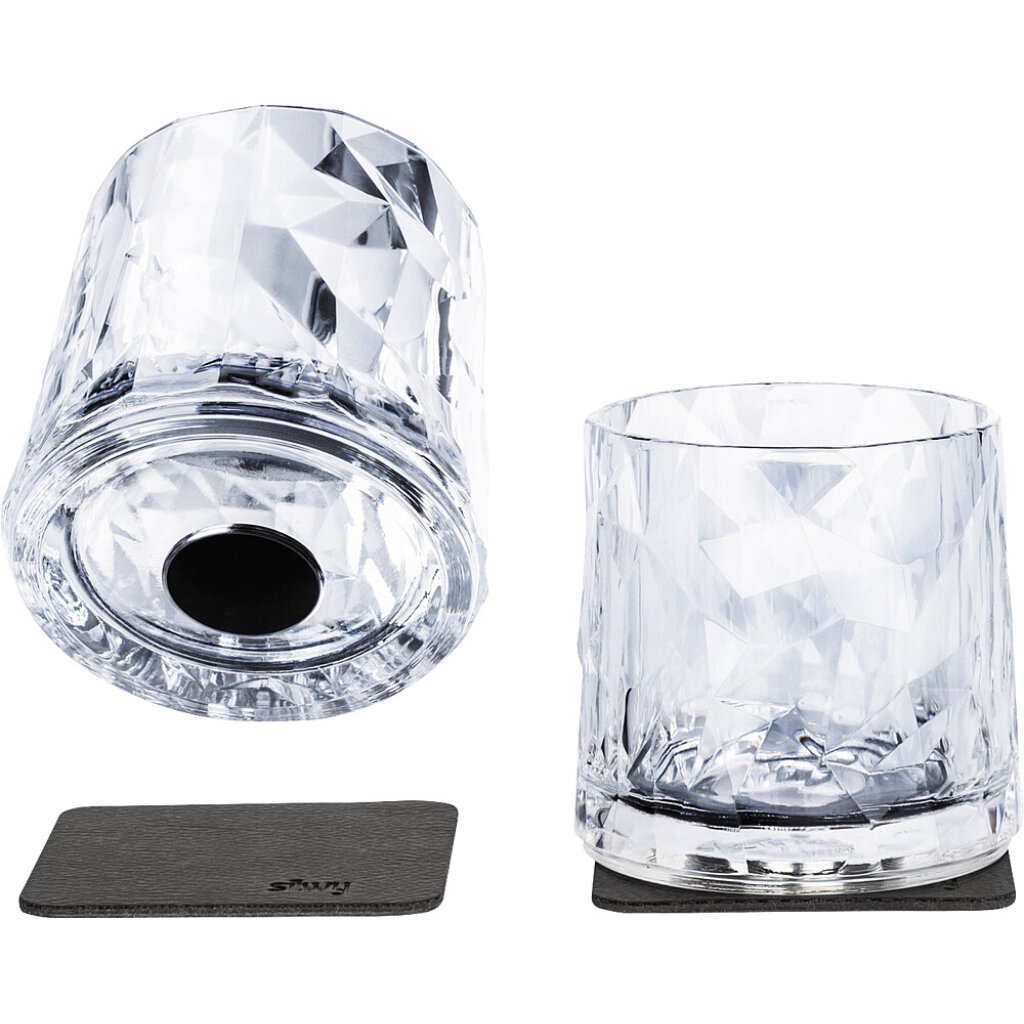 silwy Magnet-Kunststoffgläser TUMBLER 2er-Set Hightech transparent